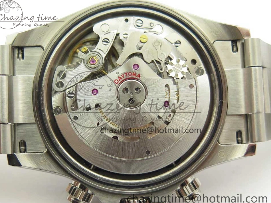 0107 Daytona 116500 JHF Best Edition Ceramic Bezel White Dial Black Red on SS Bracelet A Elegant 3266